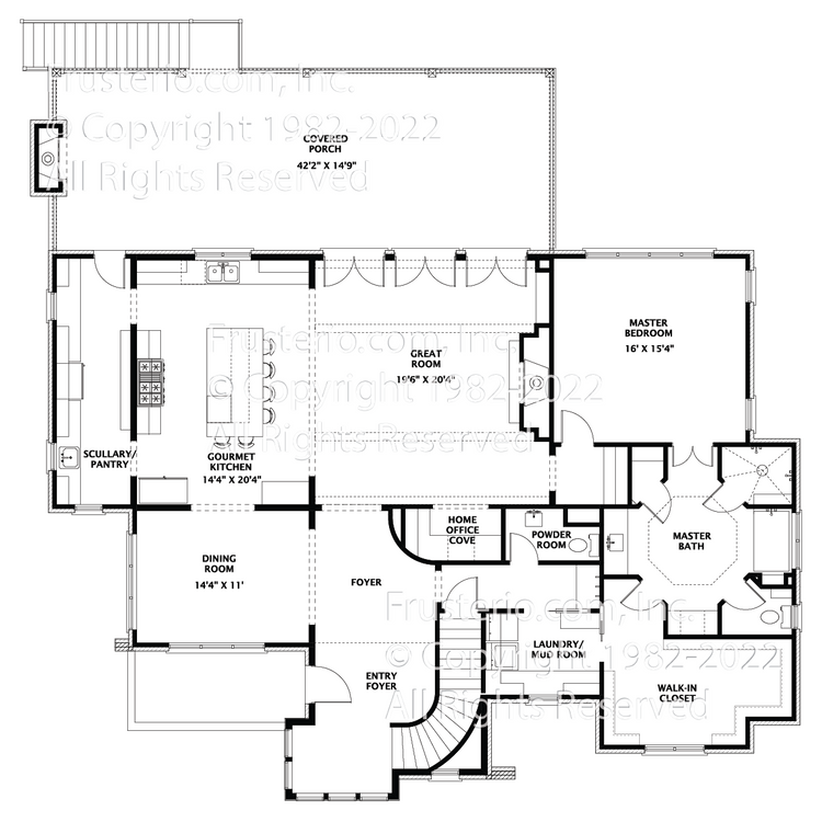 Elaine House Plan First Floor Plan