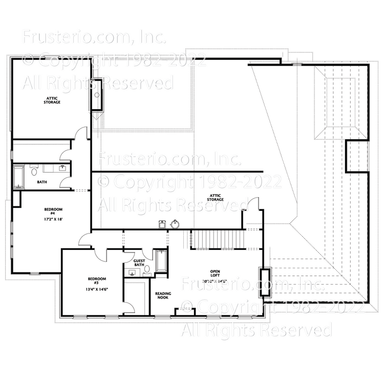Georgia House Plan 2nd Floor