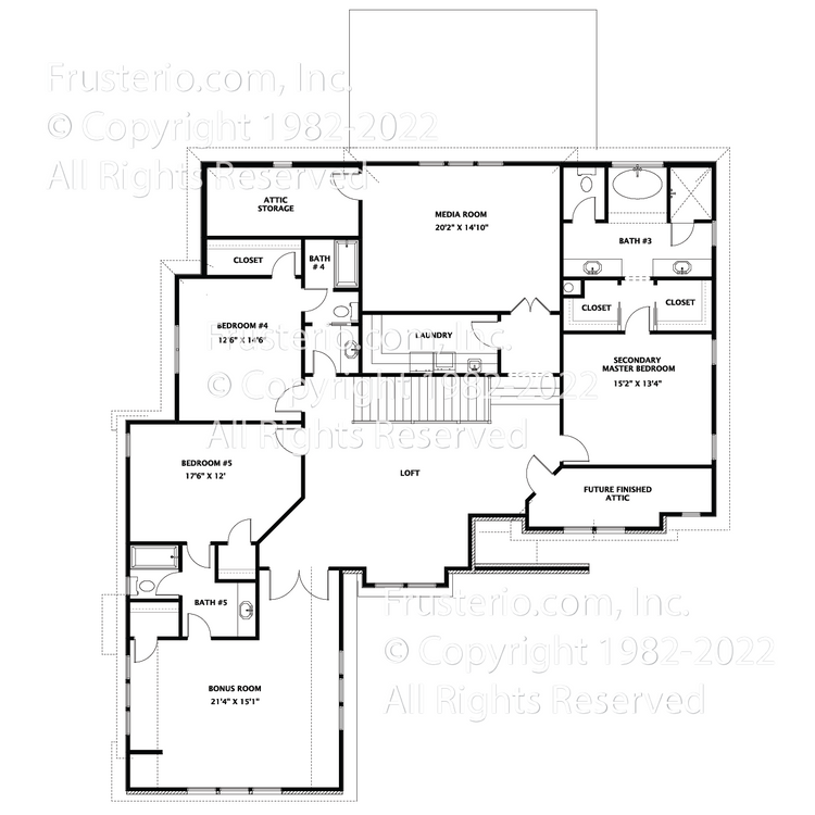 Theodore House Plan 2nd Floor
