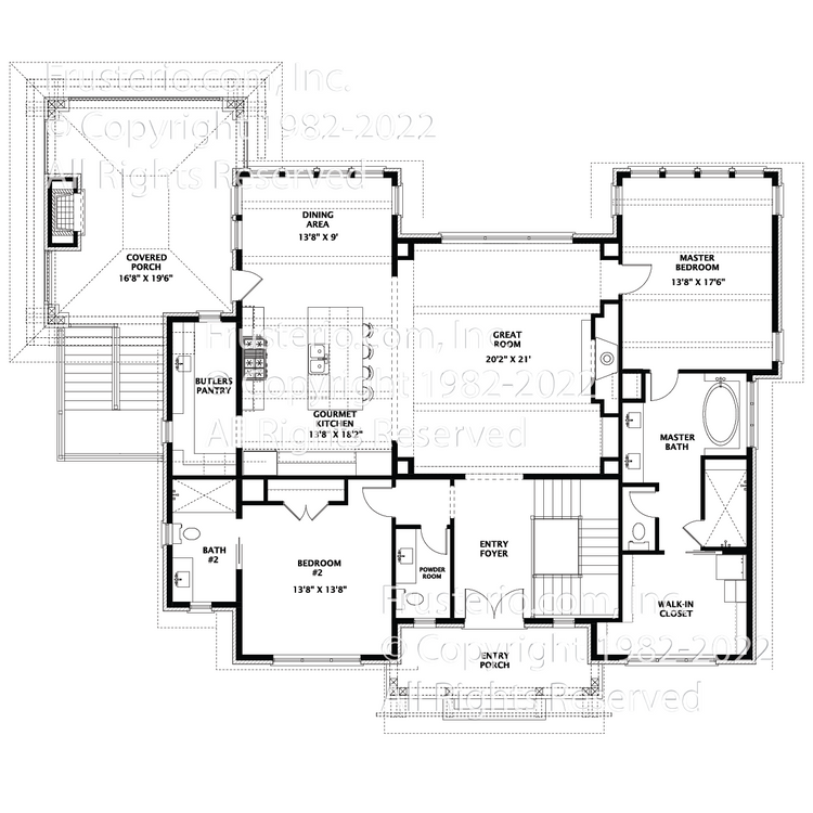 Simmons House Plan First Floor Plan