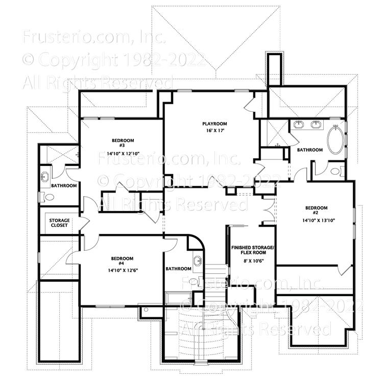 London House Plan 2nd Floor