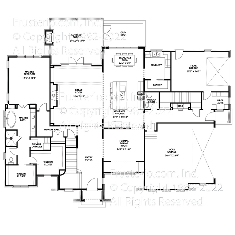 Kendall House Plan First Floor Plan
