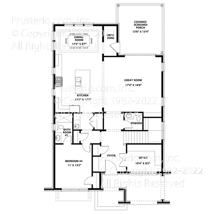 Kayla House Plan First Floor Plan