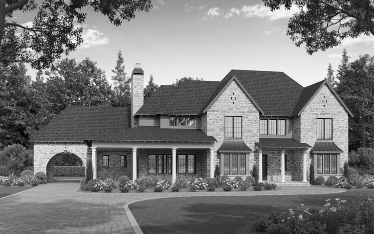 Baxter Front Elevation Rendering
