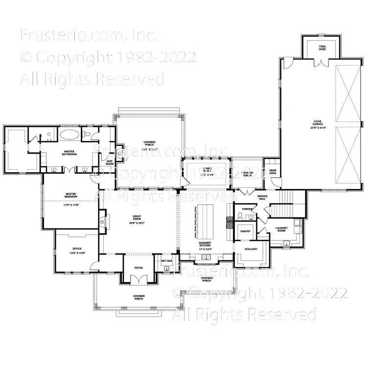 Shaw House Plan First Floor Plan