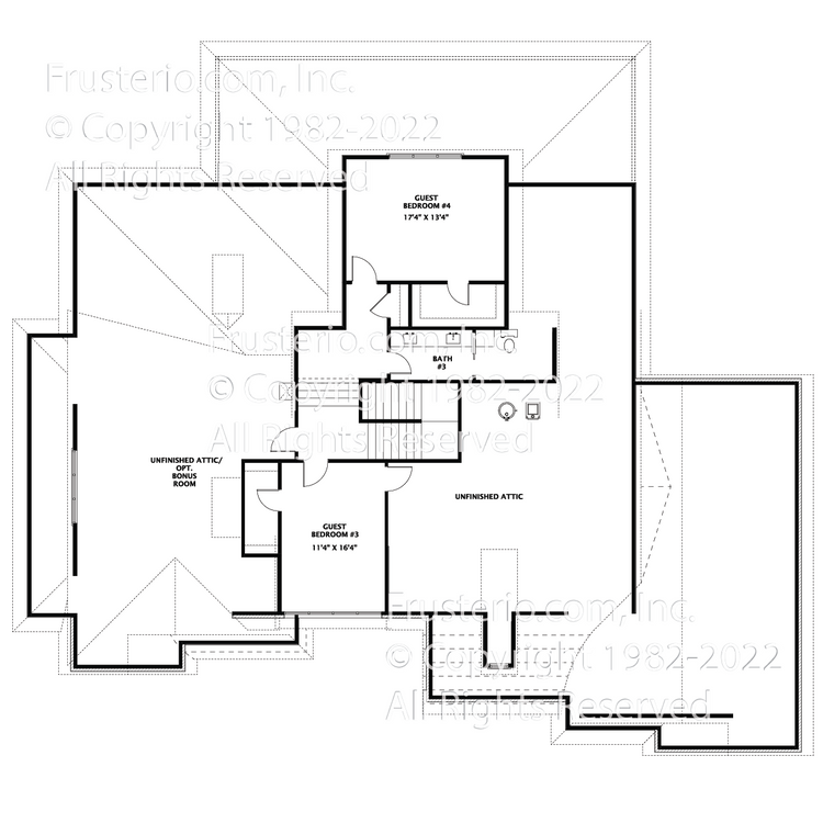 Fishburne House Plan 2nd Floor