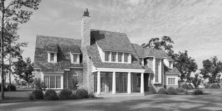 Amina Front Elevation Rendering