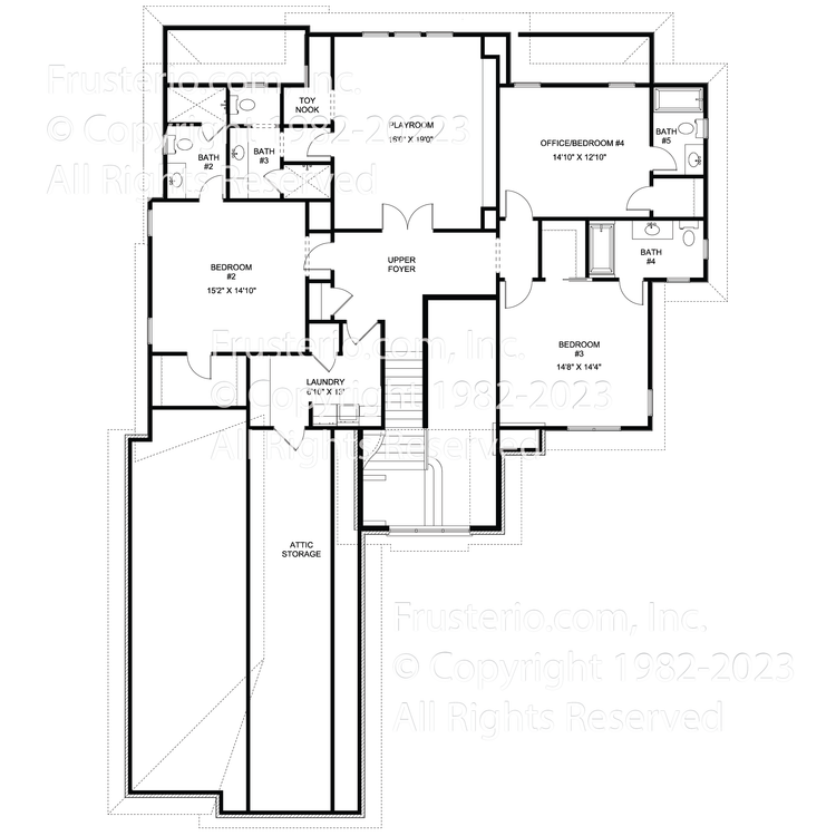 Brooklyn House Plan 2nd Floor