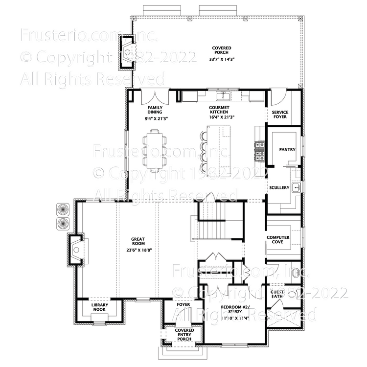 Mason House Plan First Floor Plan