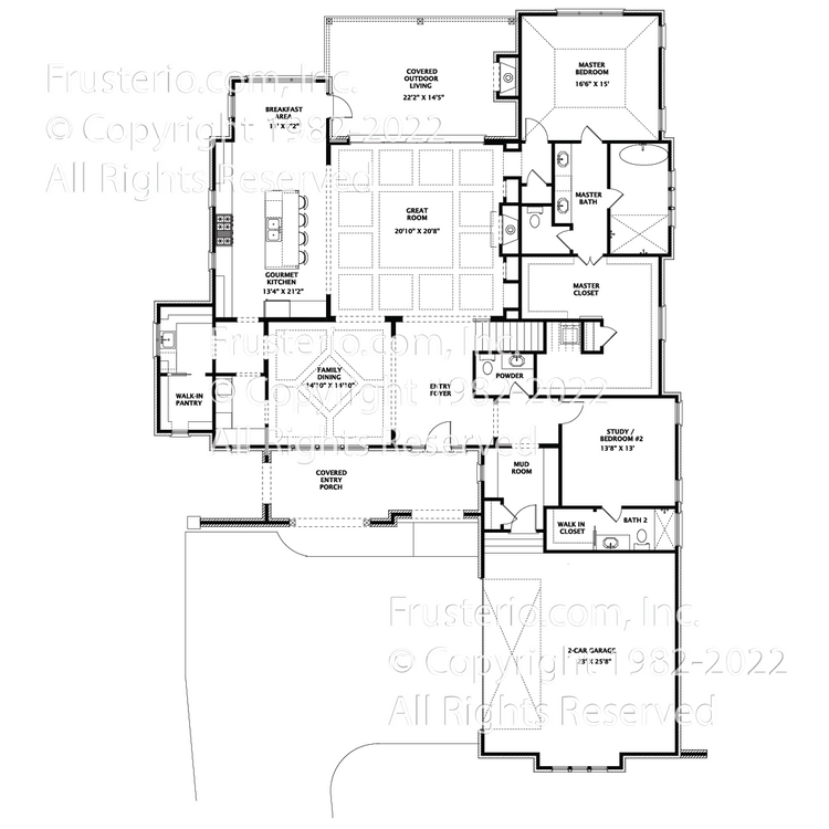 Mariah House Plan First Floor Plan