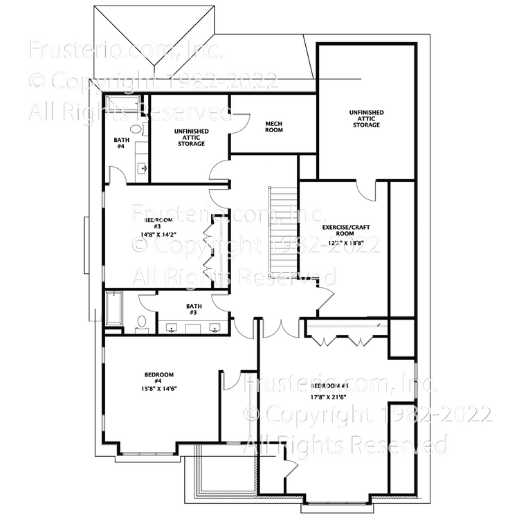 Olive House Plan 2nd Floor