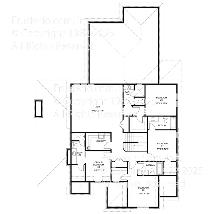 Wriston House Plan 2nd Floor