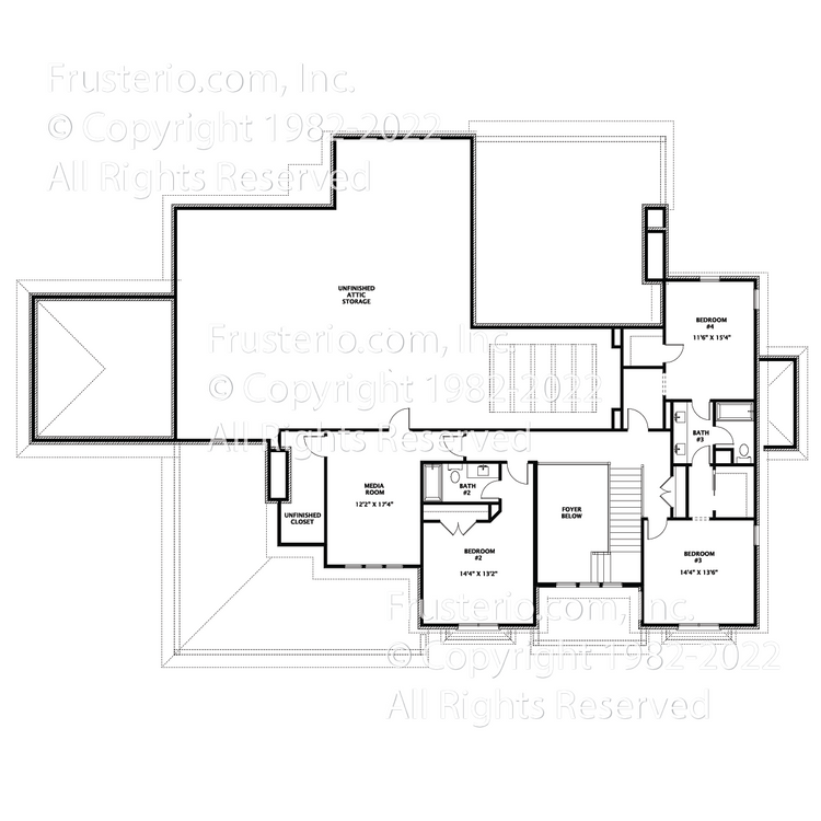 Baxter House Plan 2nd Floor