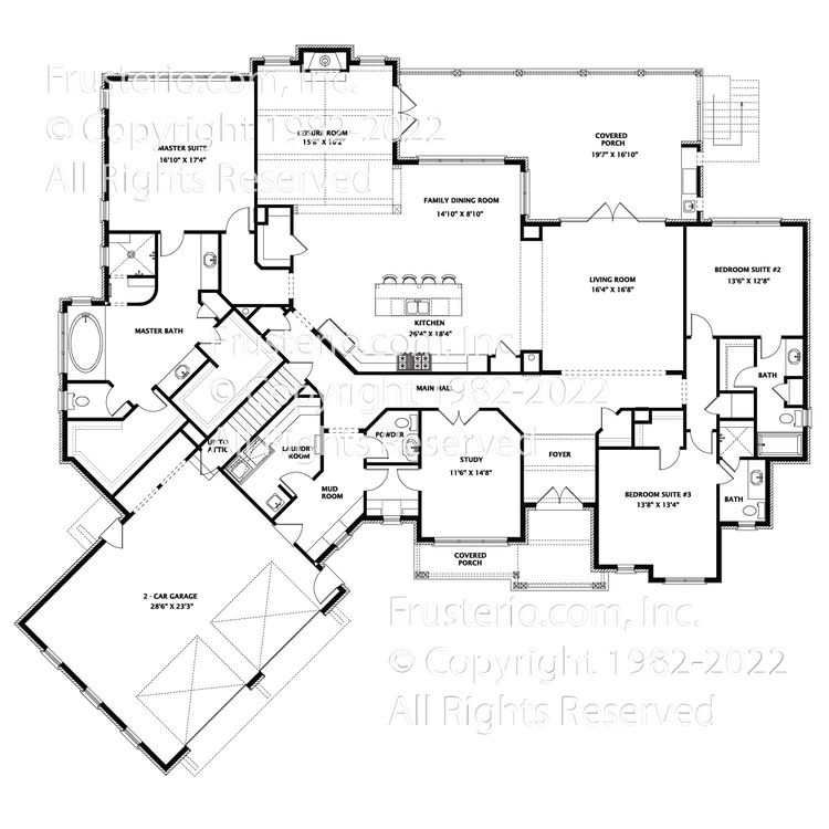 Grayson House Plan First Floor Plan