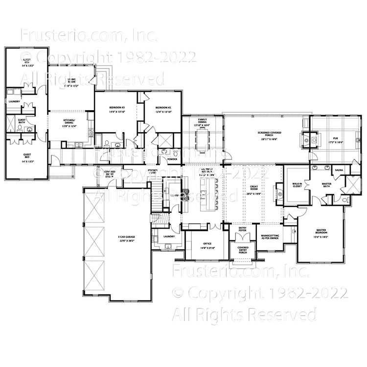 Alderbrook House Plan First Floor Plan