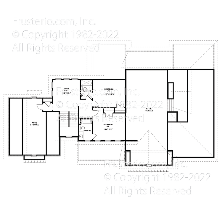 Everett House Plan 2nd Floor