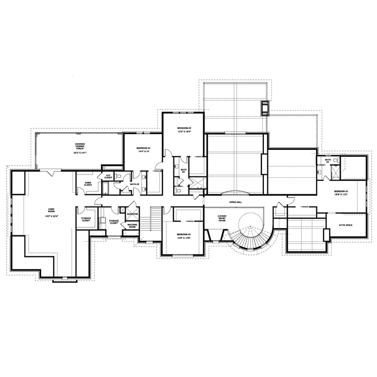 Antoinette House Plan 2nd Floor