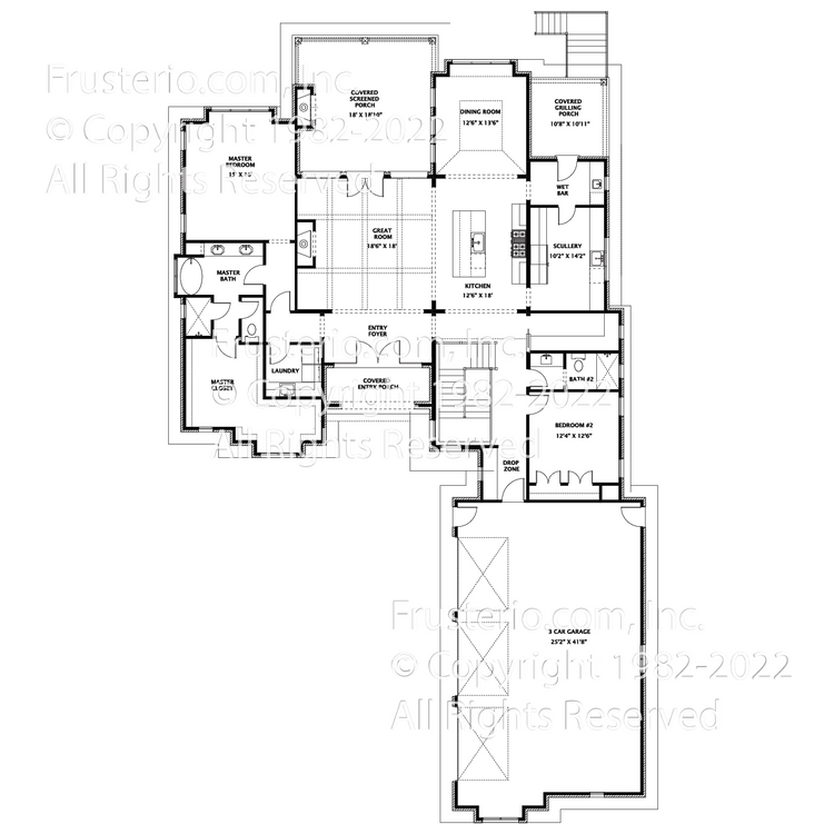 Selena House Plan First Floor Plan