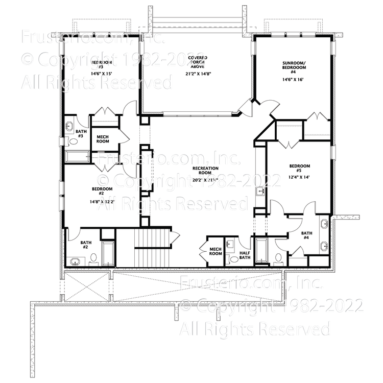 Durham House Plan 2nd Floor