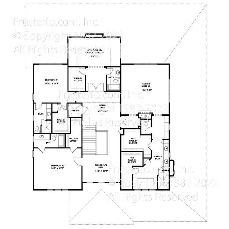 Wesley House Plan 2nd Floor