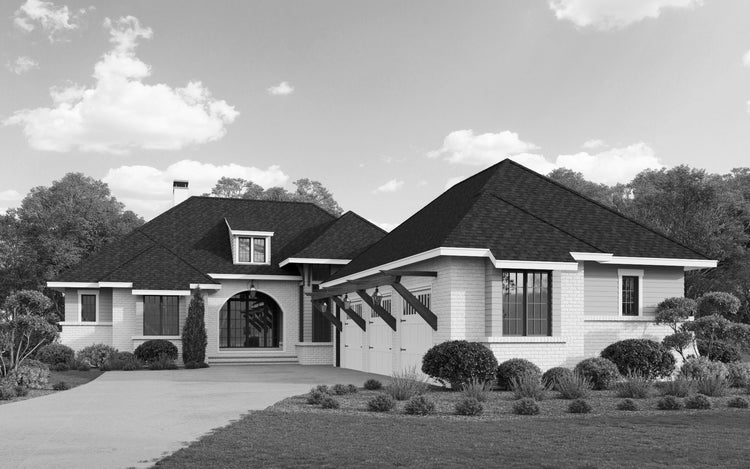 Selena Front Elevation Rendering