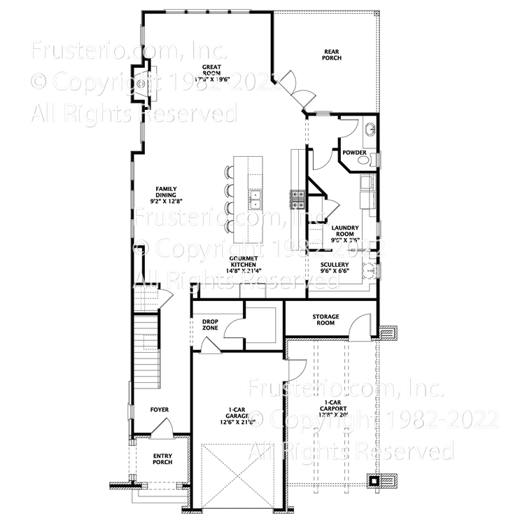 Josie House Plan First Floor Plan