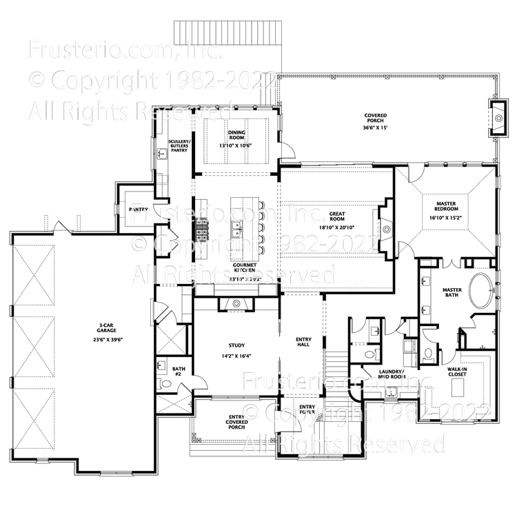 Allie House Plan First Floor Plan