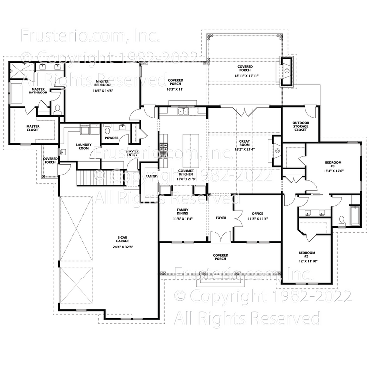 Laurie House Plan First Floor Plan