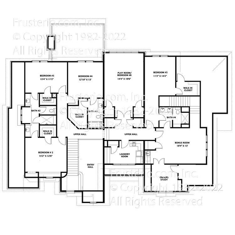Kendall House Plan 2nd Floor