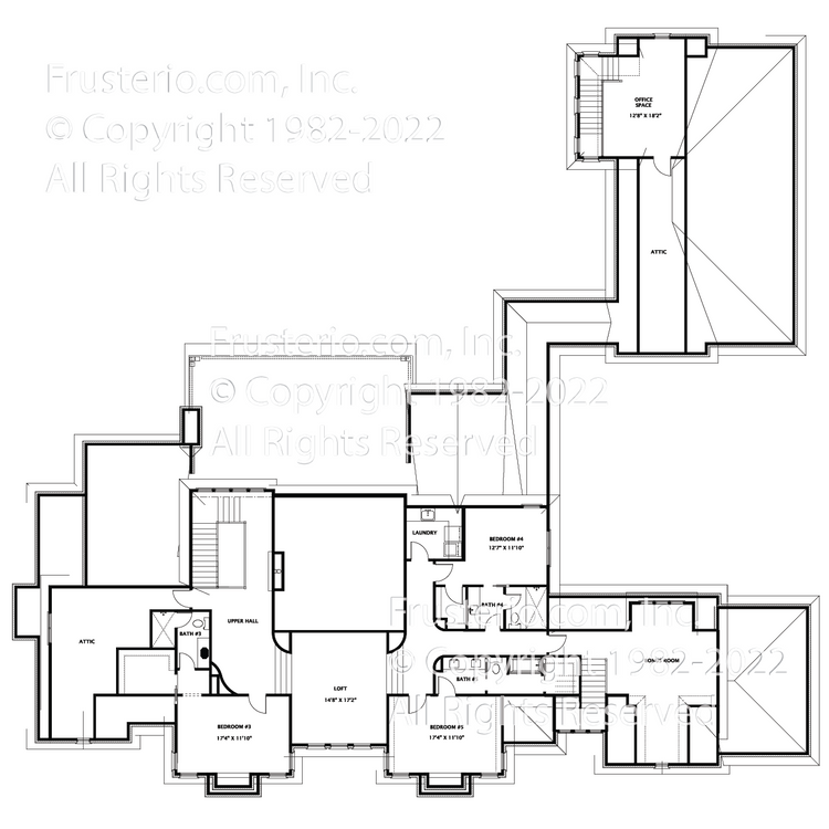 Bridger House Plan 2nd Floor