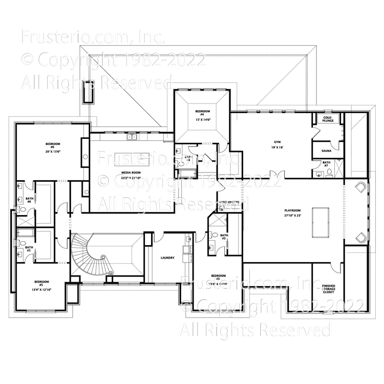 Brookewood House Plan 2nd Floor