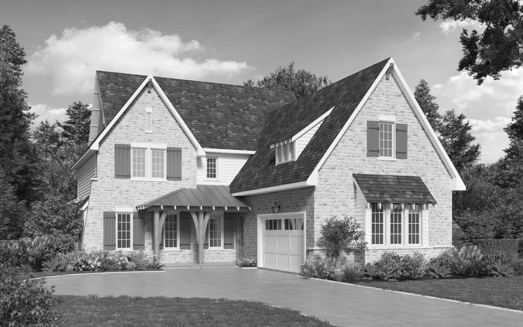 Paige Front Elevation Rendering