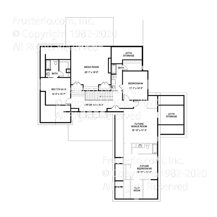 Bellwether House Plan 2nd Floor