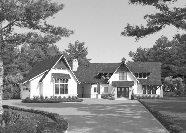 Presley Front Elevation Rendering