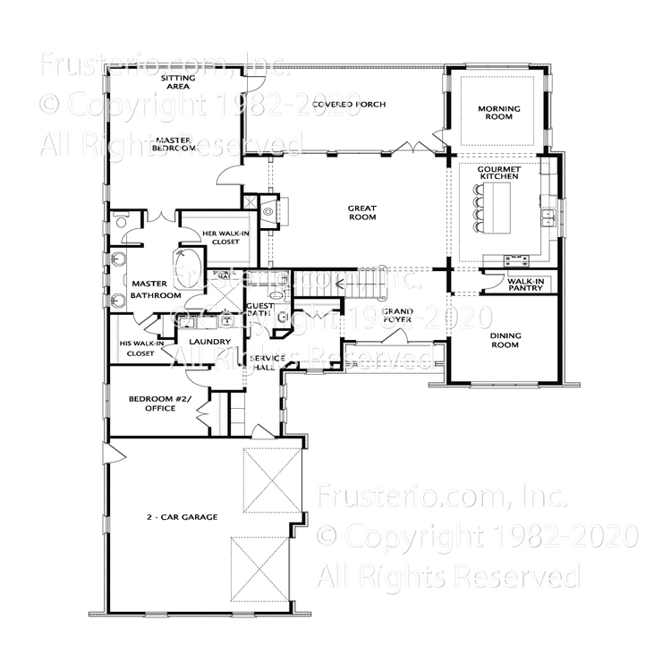 Neville House Plan First Floor Plan
