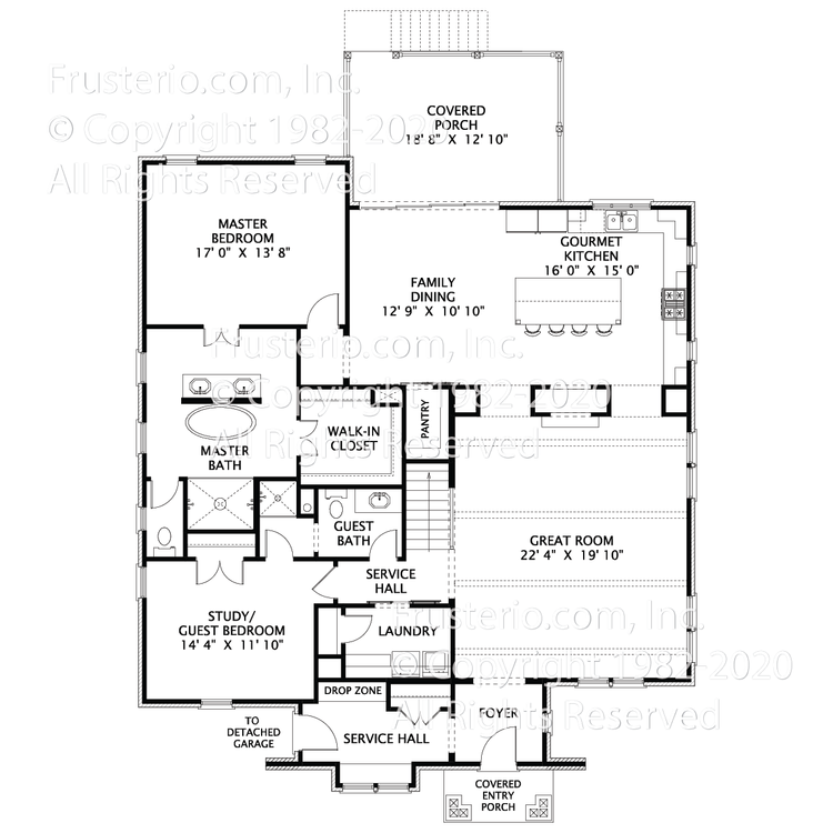 Jameson House Plan First Floor Plan
