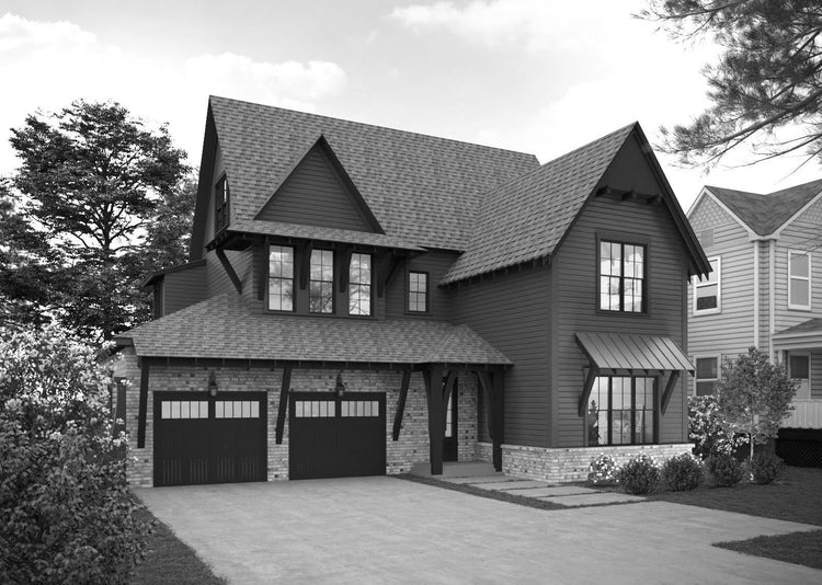 Piers Front Elevation Rendering