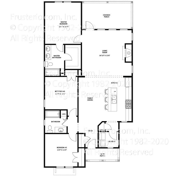 Edith House Plan First Floor Plan