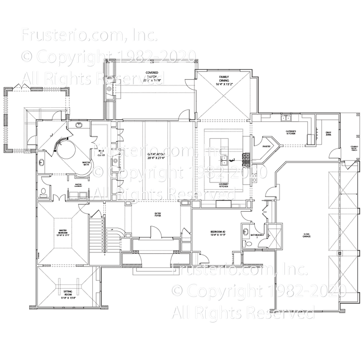 Haven House Plan First Floor Plan