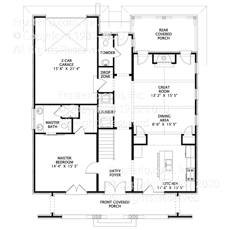 Ira House Plan First Floor Plan