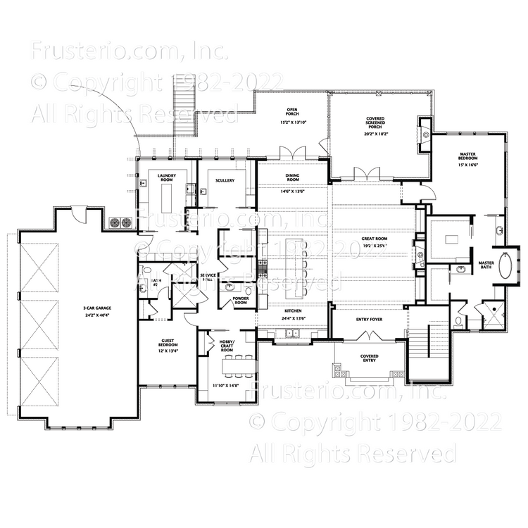 Grace House Plan First Floor Plan
