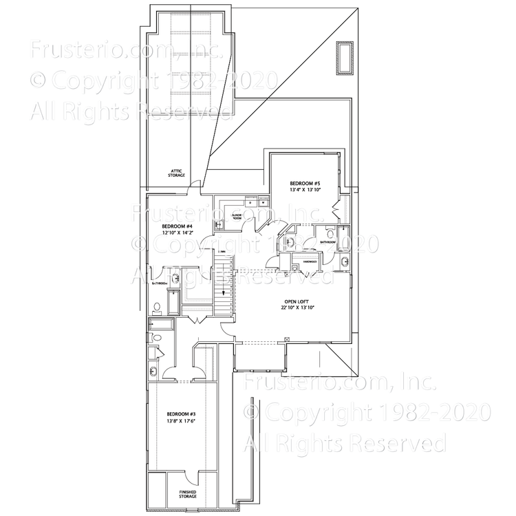 Tullamore House Plan 2nd Floor