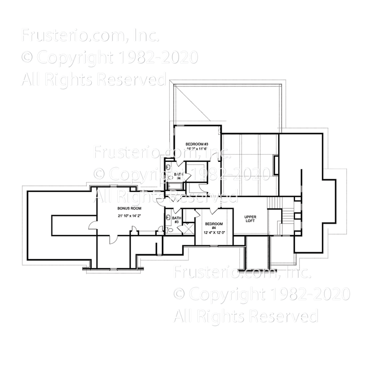 Whitney House Plan 2nd Floor