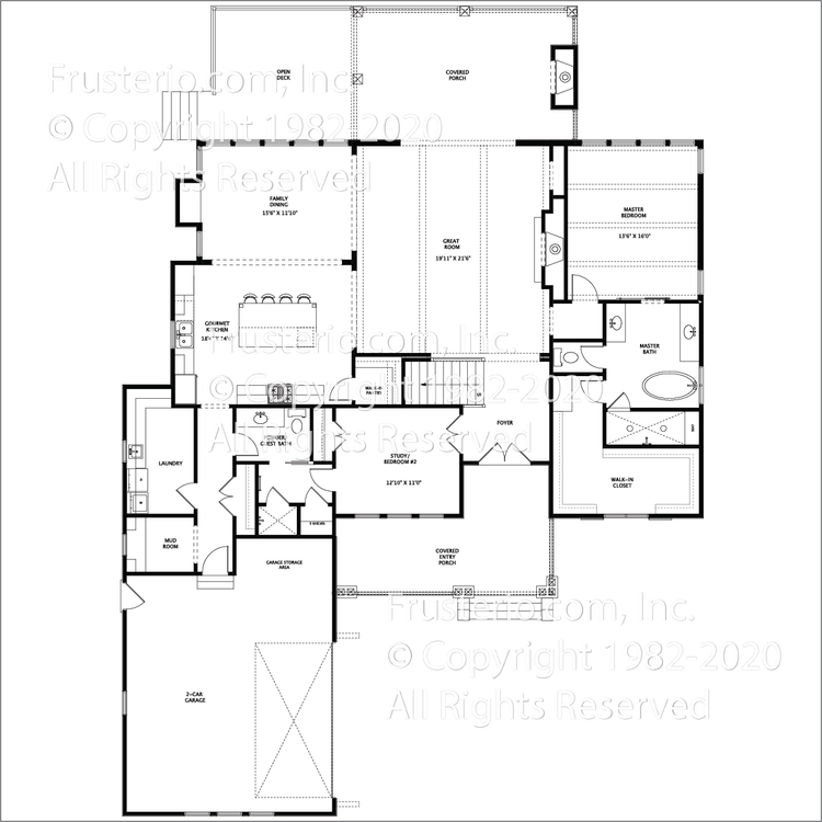 Wyatt House Plan First Floor Plan
