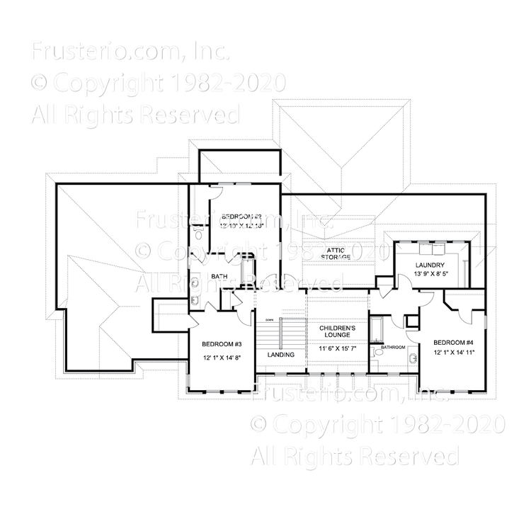 Kennedy House Plan 2nd Floor