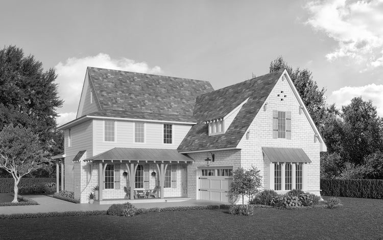 Foster Front Elevation Rendering