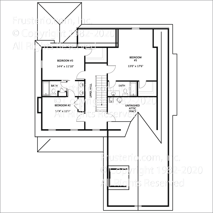 Foster House Plan 2nd Floor