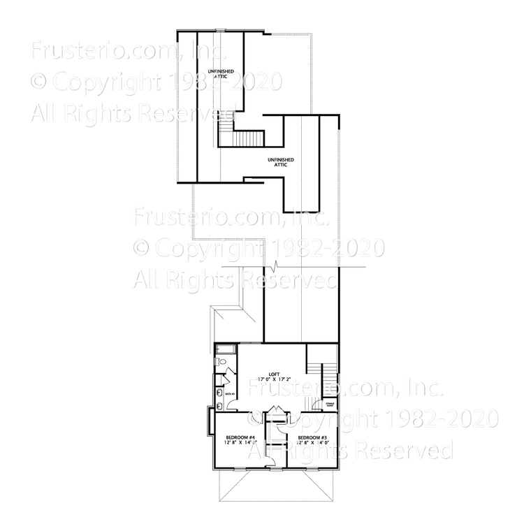 Charleston House Plan 2nd Floor