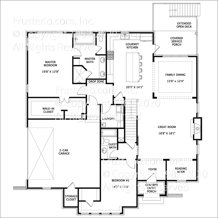 Glenwood House Plan First Floor Plan