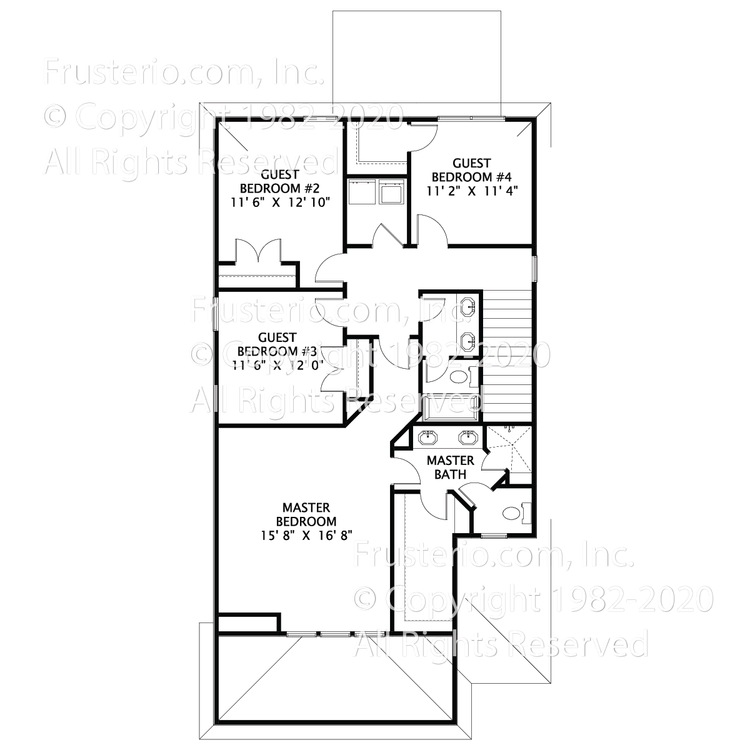 Lowry House Plan 2nd Floor